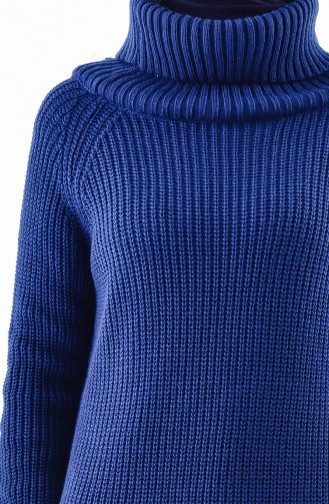 Polo-neck Knitwear Sweater 4023-15 Saxe 4023-21