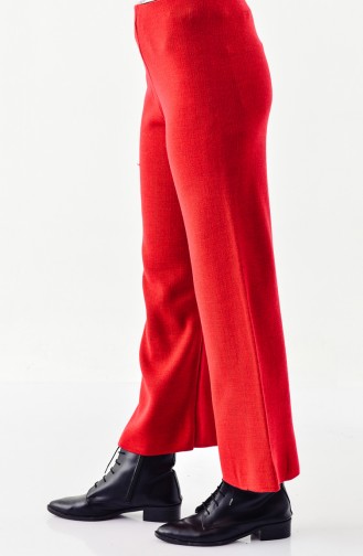 Knitwear Wide Leg Pants 9025-02 Red 9025-03