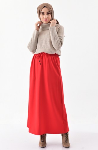 DURAN Elastic Waist Skirt 1095-04 Red 1095-04
