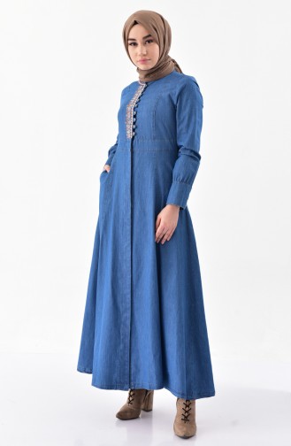 Jeans Blue Abaya 9257-02