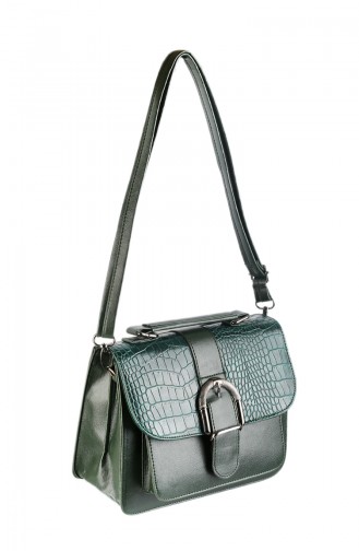 حقيبة كتف بتصميم مميز للنساء42336-07 لون اخضر 42336-07