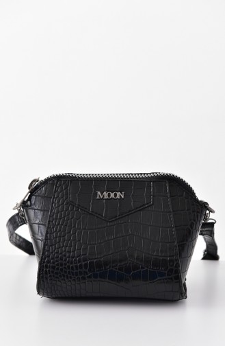 حقيبة كتف نسائية بتصميم كروس  MN0006-01 لون أسود 0006-01
