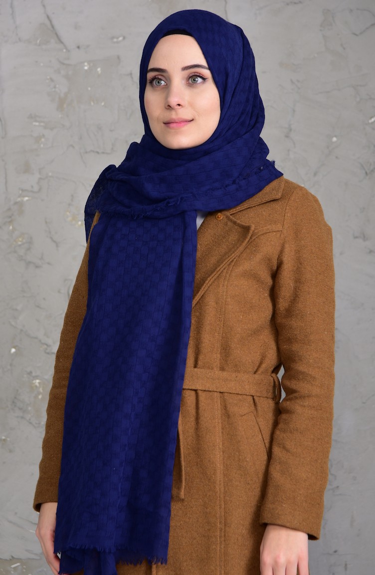 Crinkled cotton shawl cheap