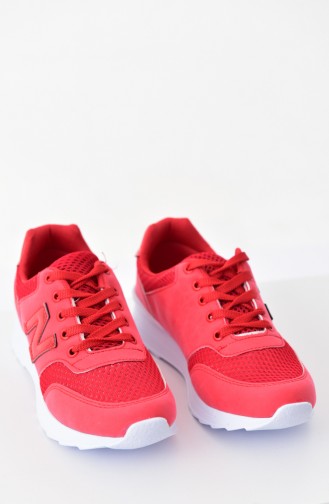 Red Sport Shoes 0776