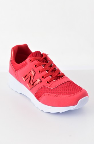 Red Sport Shoes 0776