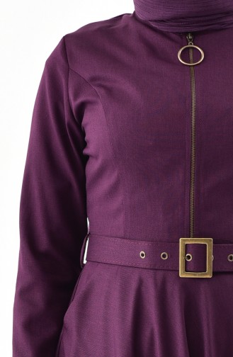 Belted Dress 81645-01 Purple 81645-01