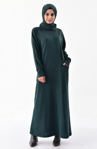 TUBANUR Pocket Dress 3063-06 Emerald Green 3063-06