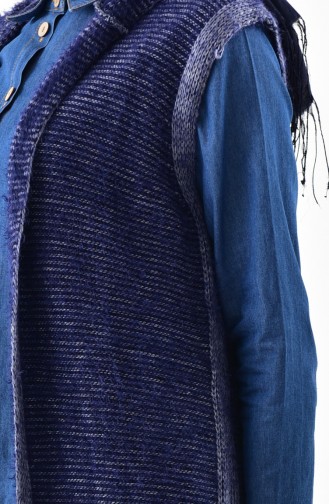 Pearl Knitwear Vest 8001-01 Navy Blue 8001-01