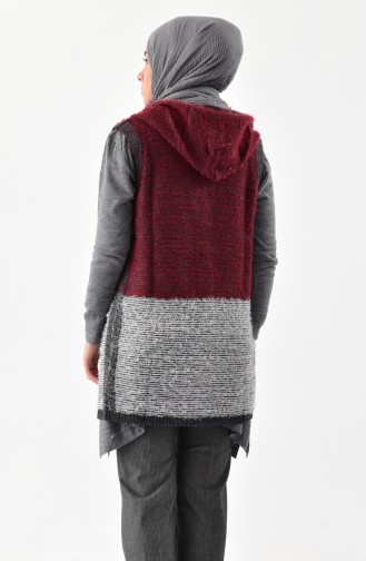Pearl Knitwear Vest 8001-05 Claret Red 8001-05