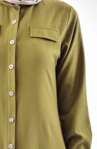 Buttoned Tunic 5007-05 Khaki 5007-05