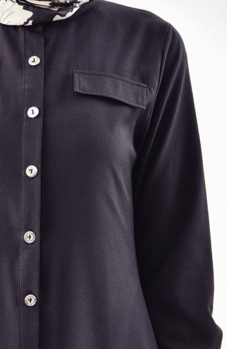 Buttoned Tunic 5007-08 Black 5007-08