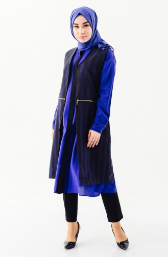 Navy Blue Waistcoats 0110-02