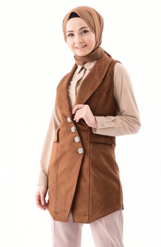 Tobacco Brown Gilet 5083-03