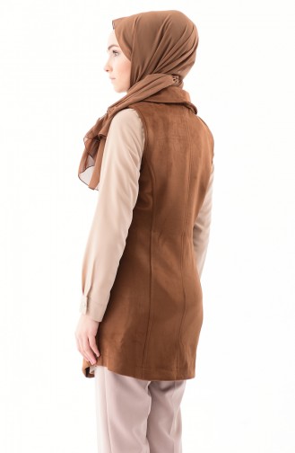 Tobacco Brown Gilet 5083-03