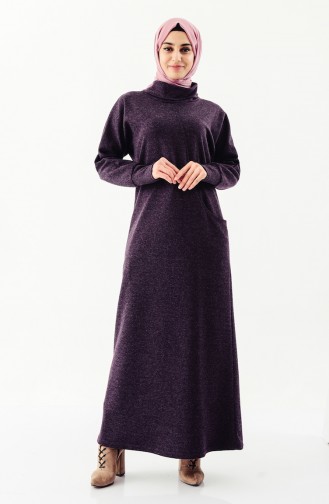 Robe Hijab Pourpre 3063-05