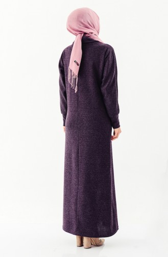 Robe Hijab Pourpre 3063-05