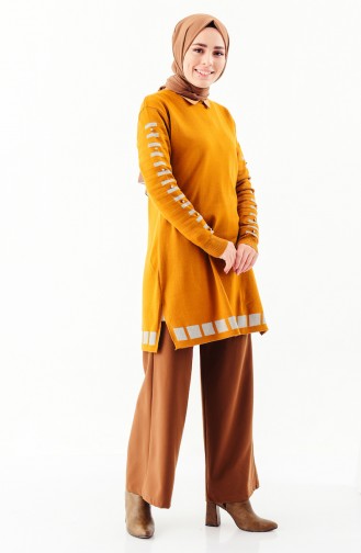 Knitwear Pearl Tunic 2129-03 Mustard 2129-03