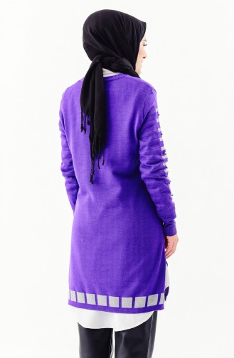 Knitwear Pearl Tunic 2129-08 Purple 2129-08