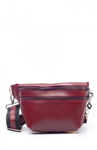 Women´s Waist Bag B1464-1 Claret Red 1464-1