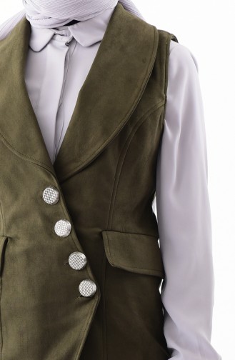 Khaki Waistcoats 5083-02