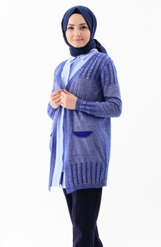 Silvery Knitwear Cardigan 2116-05 Saxe 2116-05