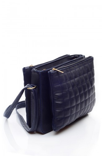 Women s Shoulder Bag B1431-3 Navy Blue 1431-3