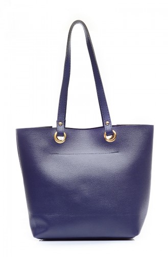 Women´s Shoulder Bag B1442-3 Navy Blue 1442-3