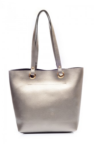 Women´s Shoulder Bag B1442-4 Gray 1442-4