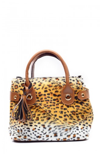 Women Shoulder Bag B1480-2 Ginger Leopard 1480-2