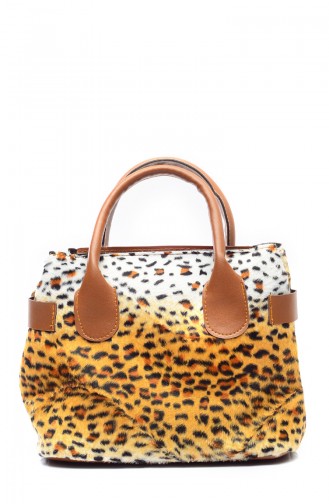 Women Shoulder Bag B1480-2 Ginger Leopard 1480-2