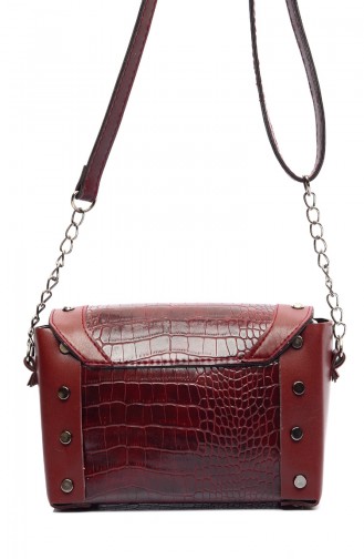 Women´s Shoulder Bag B1492-1 Claret red 1492-1