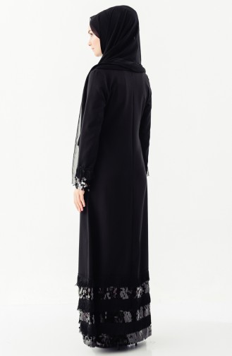 BURUN Tasseled Dress 81639-01 Black 81639-01
