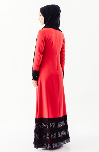 BURUN Sequin Tasseled Dress 81639-04 Tile 81639-04