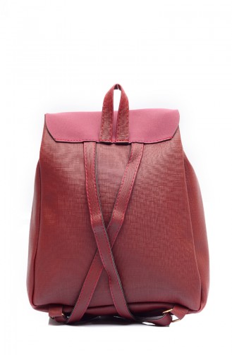 حقيبة ظهر أحمر كلاريت 1496-4