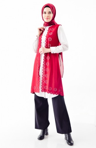 Claret Red Waistcoats 0459-10