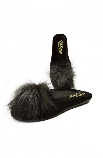 Black Woman home slippers 01-01
