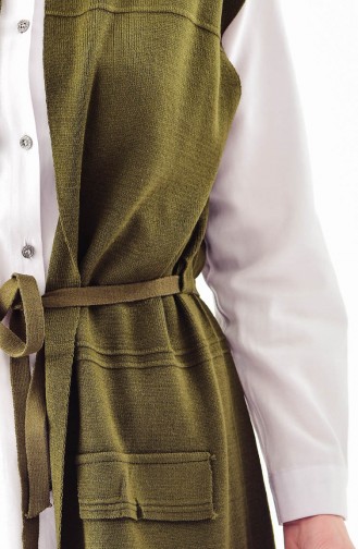 Knitwear Vest 4040-04 Khaki 4040-04