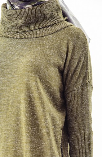 Turtleneck Knitwear Sweater 9021-06 Khaki green 9021-07