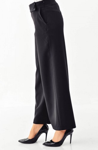 BURUN  Pockets Wide Leg Trouser 31236-01 Black 31236-01