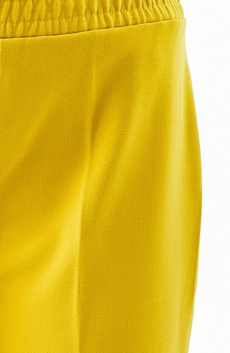 Elastic Waist Pants 2050-04 Yellow 2050A-01