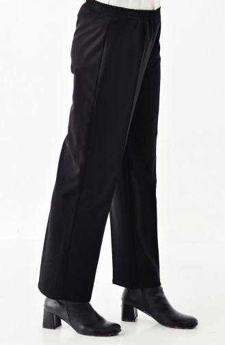 Elastic Waist Pants 2055-01 Black 2055-01