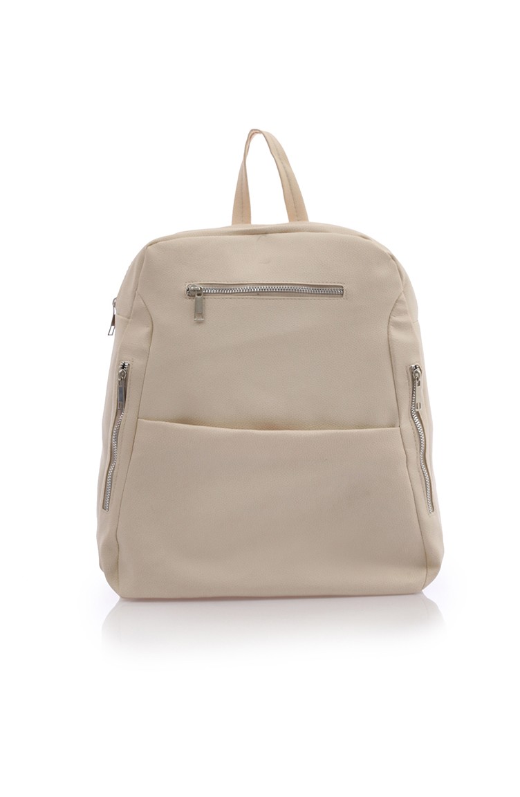 cream backpack women's