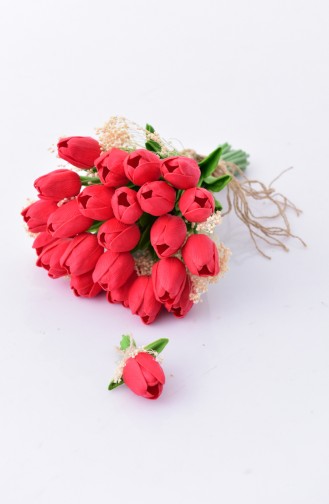 Bouquet de Mariée lot de 2 bkt10 Rouge 10