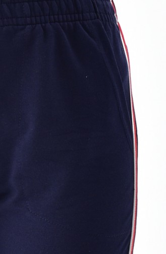 Sweatpants with Lined 000601 Navy Blue 0006-01
