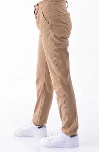 Pocketed Cargo Pants  2071-01 Camel 2071-01