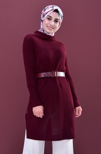 Polo-neck Knitwear Sweater 2017-22 Bordeaux 2017-22