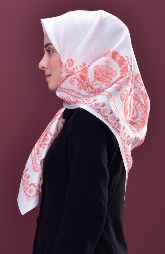 Patterned Taffeta Scarf 95168-01 Cream 01