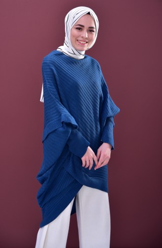 Poncho Tricot 2112-04 Pétrol 2112-04