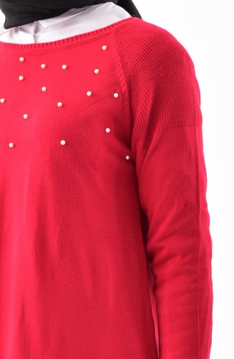 Knitwear Pearly Tunic 3297-01 Red 3297-01