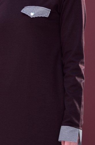 Long Sweatshirt 0654-18  Dark Brown 0654-19